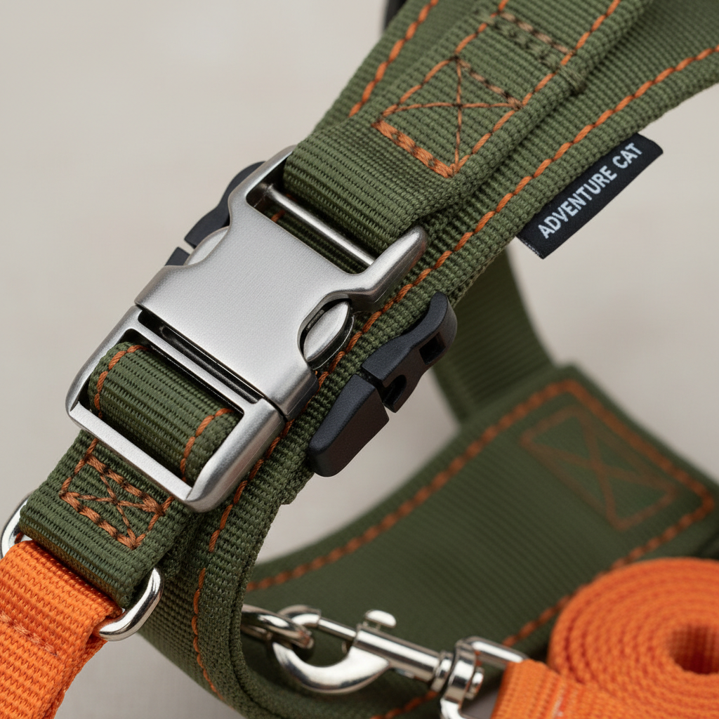 Adventure Cat Harness & Leash Set - Detail